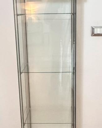 Vetrina Ikea Datolf glass bianca