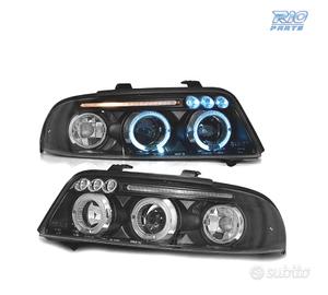 FARI AUDI A4 B5 99-00 ANGEL EYES LED NERO