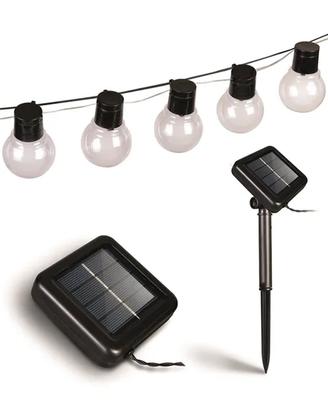 ✨ Catena Luminosa Solare 5 m – 20 LED Luce Calda