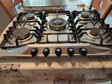 Piano cottura a gas 5 fuochi FRANKE - Acciaio Inox