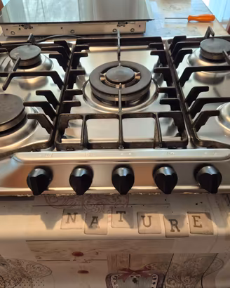 Piano cottura a gas 5 fuochi FRANKE - Acciaio Inox