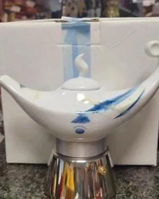 Moka aladino amc in porcellana nuova