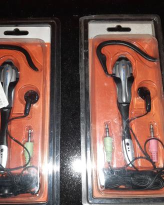 Cuffie auricolari microfono pc NUOVE