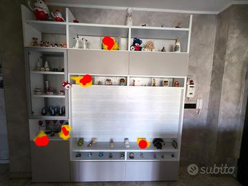 Parete attrezzata duplex