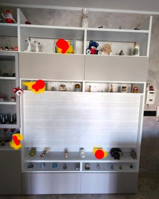 Parete attrezzata duplex