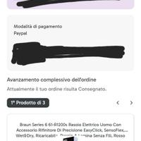 Rasoio elettrico uomo Braun 61-R1200s