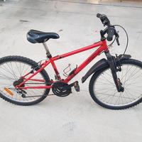 bicicletta mtb da bambino/a, misura 24" (pollici)