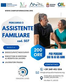 Corso Gratuito di Assistente Familiare con Rimbors