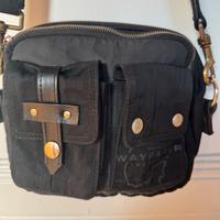 Borsa uomo The Bridge Wayfare nera a tracolla