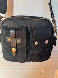 Borsa uomo The Bridge Wayfare nera a tracolla