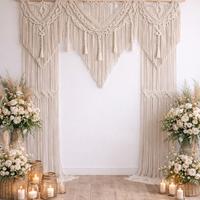 archi fotografici in macramè 