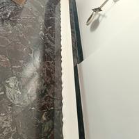 Mantovana per tende in legno bianco sagomato – Lun