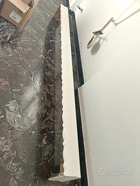 Mantovana per tende in legno bianco sagomato – Lun