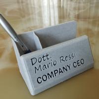 Targhetta personalizzata - Portapenne