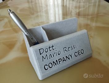 Targhetta personalizzata - Portapenne