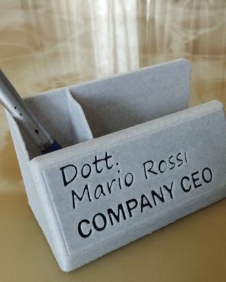 Targhetta personalizzata - Portapenne