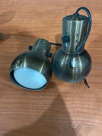 Coppia lampade vintage anni60