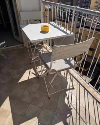 Set balcone tavolo 60x60 e due sedie