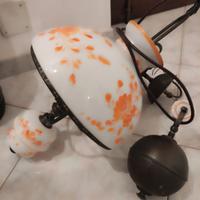 Lampadario con carrucola 