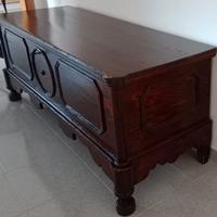 cassapanca antica dell ' 800 restaurata