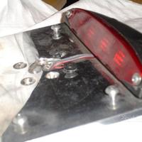 Custom Harley Davidson portatarga alu RBS