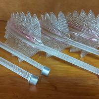 seti di foglie in vetro murano