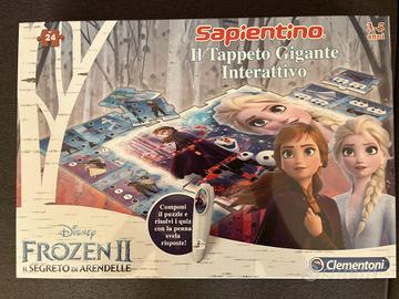 tappeto puzzle interattivo Elsa e Anna