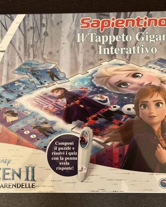 tappeto puzzle interattivo Elsa e Anna