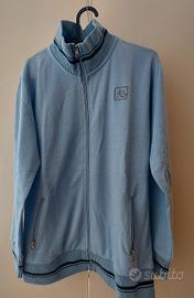 Felpa in cotone con zip