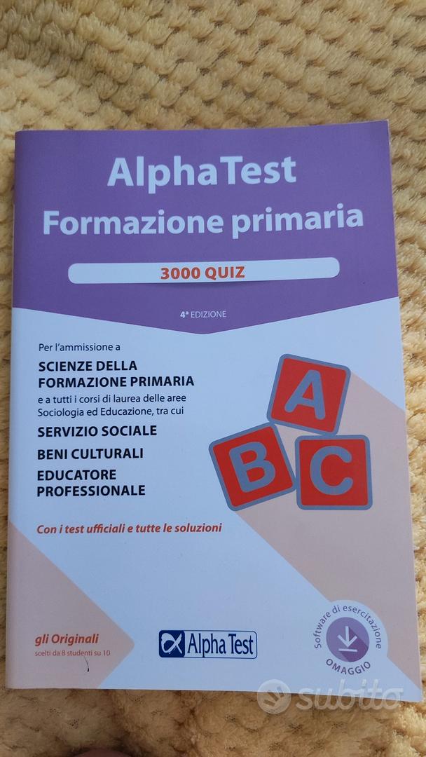 Alpha test Formazione Primaria KIT COMPLETO - Libri e Riviste In vendita a  Sud Sardegna