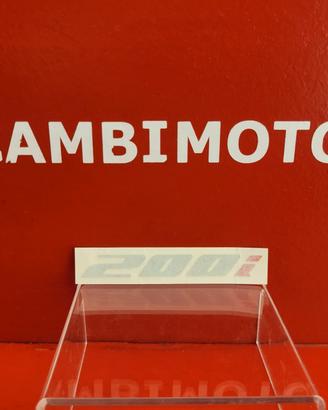 ADESIVO EMBLEMA LOGO SYM 200i
