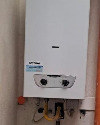 scaldabagno a gas a camera aperta