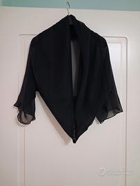 Coprispalle nero bolero per vestito elegante 