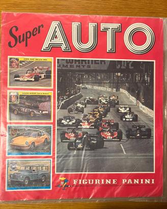Album figurine super auto 1977 - incompleto