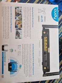Router Cudy 4g LTE AC1200 Dual Band Model: LT500d