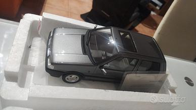 Modellino Fiat Uno 1/18 Laudoracing grigio quarzo