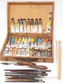 Colori olio extrafine top marche Valigetta Vintage