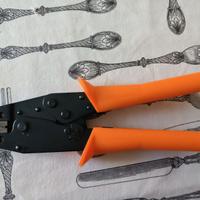 Pinza crimpatrice a cricchetto nuovo per cavi coas