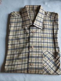 camicie da uomo vintage manica lunga