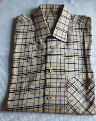 camicie da uomo vintage manica lunga