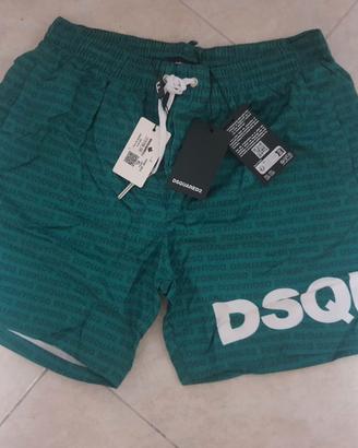 Dsquared2 Costume da bagno uomc verde 