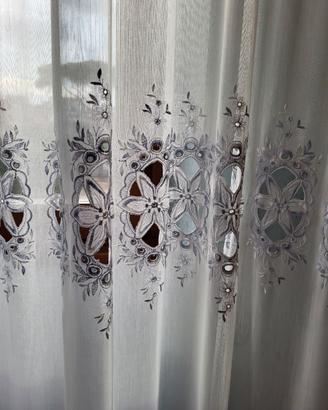 Tenda 2 teli con intarsio orizzontale