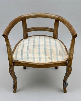 Coppia poltroncine legno