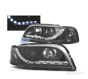 FARI PER VOLVO S40 V40 96-00 LUCE DIURNA LED NERO
