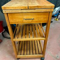 Carrello cucina in faggio