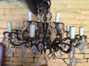 Lampadario con putti