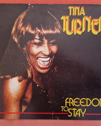 LP 33 giri Tina Turner Freedom to stay