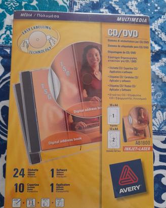 Avery etichette cd/dvd