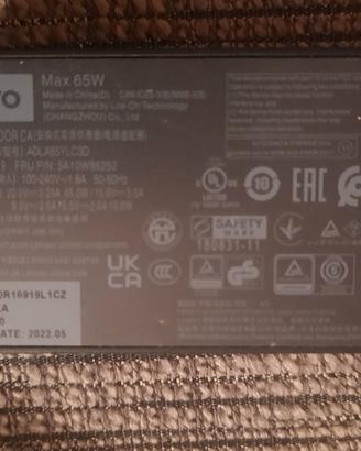 alimentatore usb-c Lenovo 65W ADLX65YLC3D

