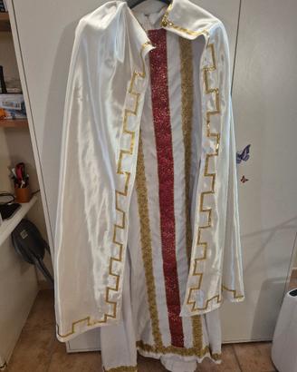 Coppia vestiti di carnevale "antica Roma"